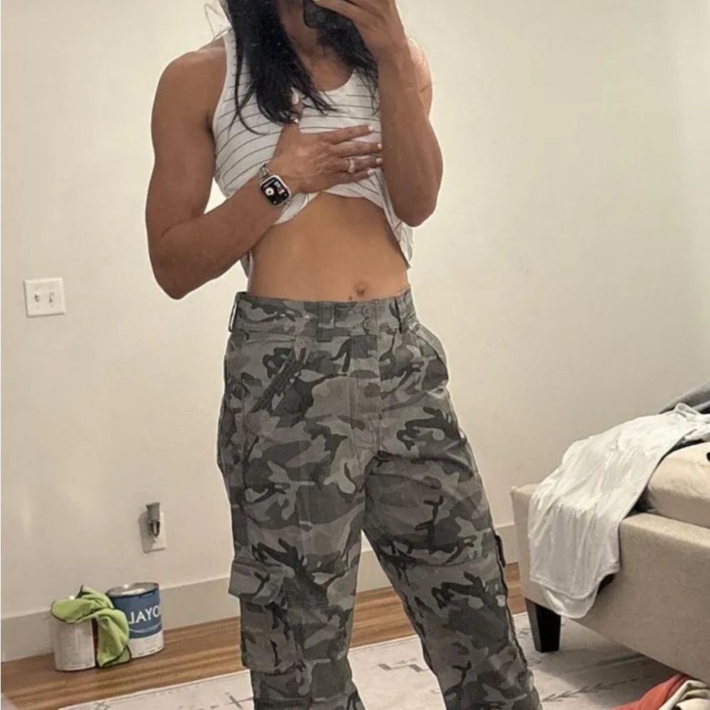 Abercrombie & Fitch Gray Cargo Pants